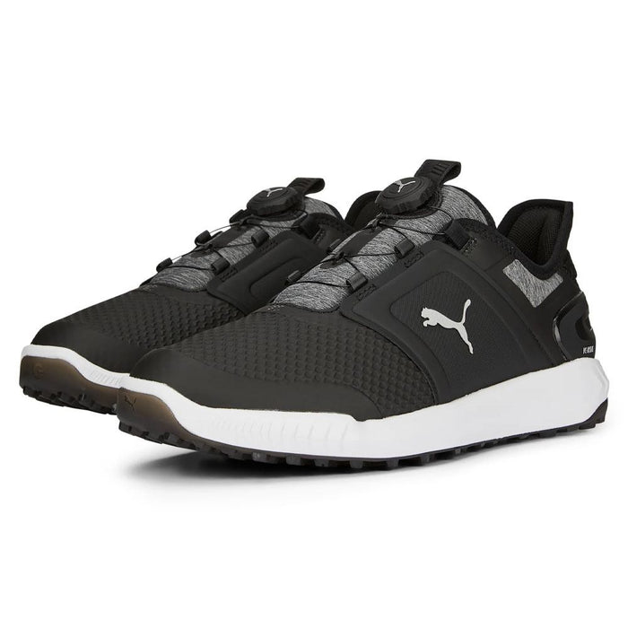 PUMA Ignite Elevate Disc Spikeless Golf Shoes Black/Silver - 24 Men