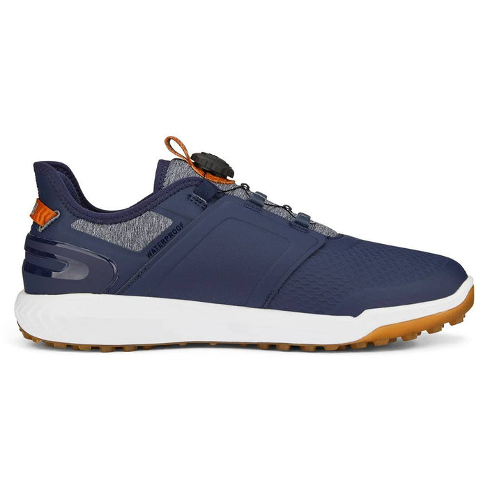 PUMA Ignite Elevate Disc Spikeless Golf Shoes Navy/Silver - 24 Men
