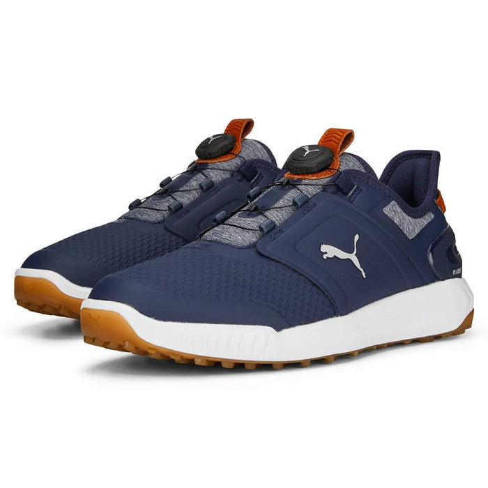 PUMA Ignite Elevate Disc Spikeless Golf Shoes Navy/Silver - 24 Men