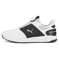 PUMA Ignite Elevate Disc Spikeless Golf Shoes White/Black/Silver - 24 Men