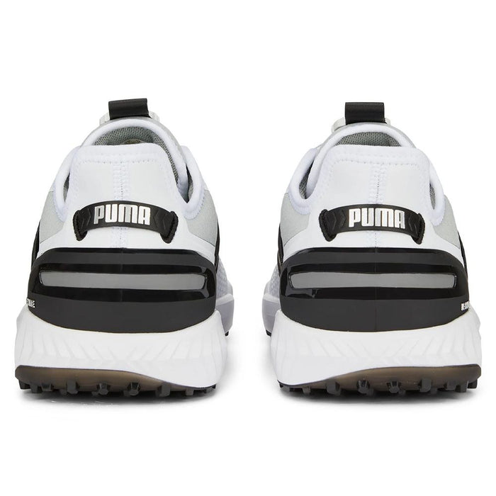 PUMA Ignite Elevate Disc Spikeless Golf Shoes White/Black/Silver - 24 Men