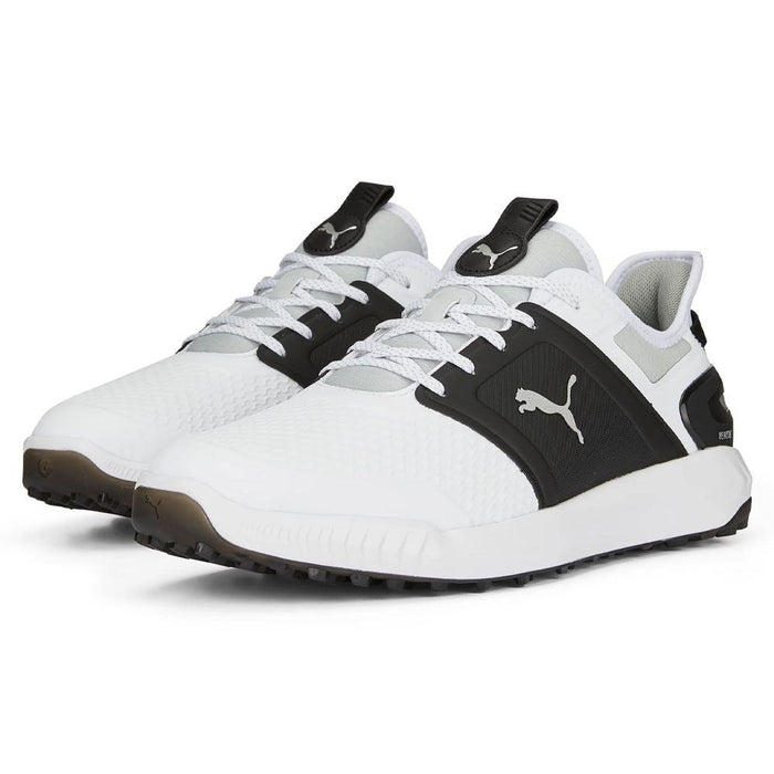 PUMA Ignite Elevate SS Spikeless Golf Shoes White/Black/Silver - SS24 Men