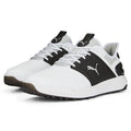 PUMA Ignite Elevate SS Spikeless Golf Shoes White/Black/Silver - SS24 Men
