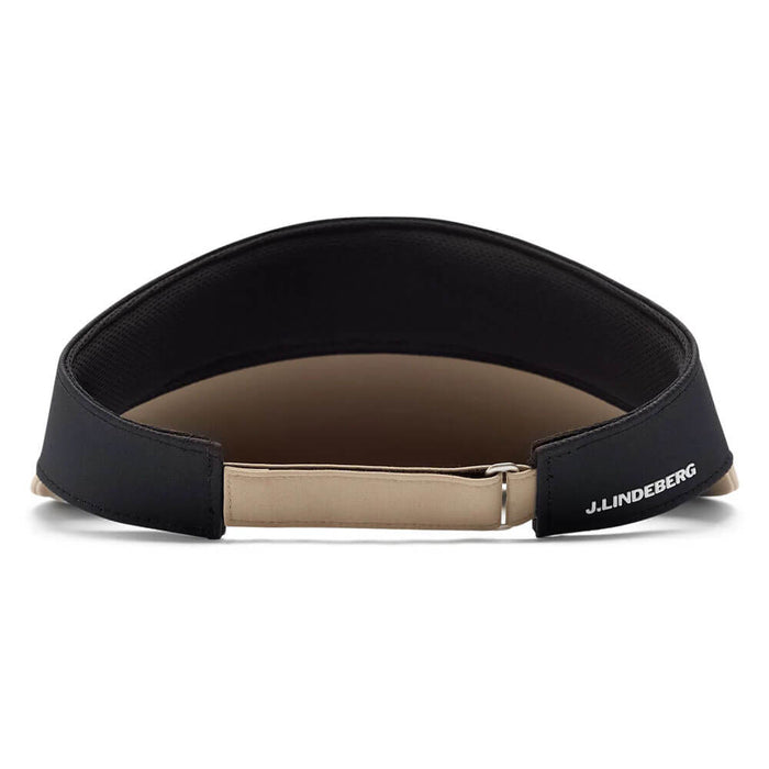 J.Lindeberg Ada Wide Golf Visor Black - SS27 Women