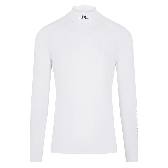 J.Lindeberg Aello Soft Compression Golf Baselayer White - FW23