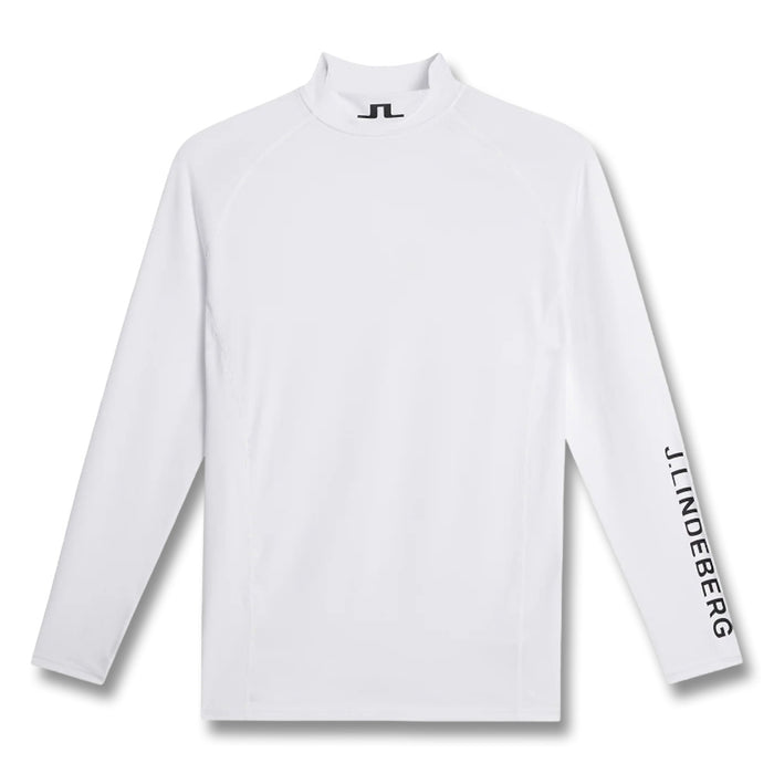 J.Lindeberg Aello Soft Compression Golf Baselayer White - SS25 Men