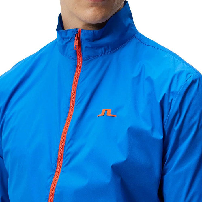 J.Lindeberg Ash Light Packable Golf Jacket Nautical Blue - SS24