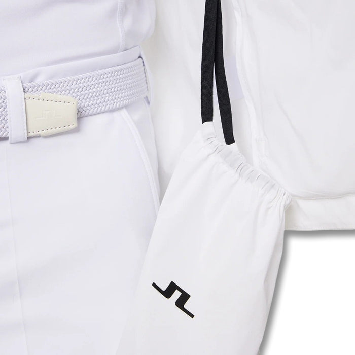 J.Lindeberg Ash Light Packable Golf Jacket White - SS25 Men