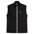 J.Lindeberg Ash Light Packable Golf Vest Black - 24