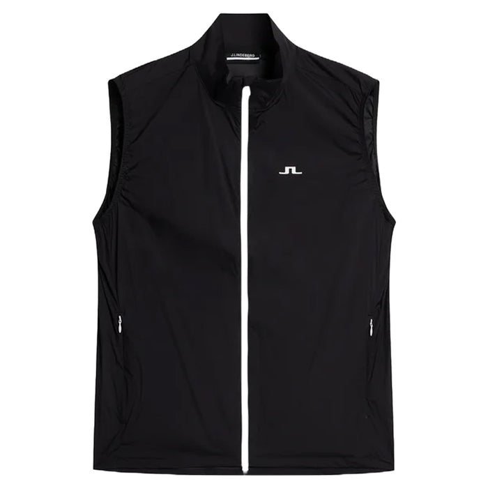 J.Lindeberg Ash Light Packable Golf Vest Black - 24