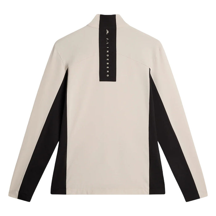 J.Lindeberg Banks Zip Mid Layer Golf Jacket Moonbeam - FW25 Men