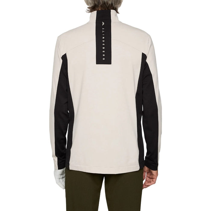 J.Lindeberg Banks Zip Mid Layer Golf Jacket Moonbeam - FW25 Men