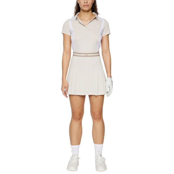 J.Lindeberg Bea Golf Polo Moonbeam - SH25 Women