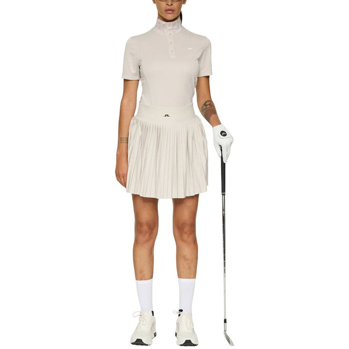 J.Lindeberg Binx Golf Skirt Moonbeam - FW25 Women