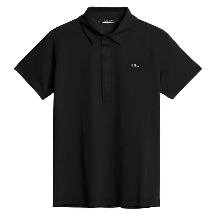 J.Lindeberg Bobi Tech Golf Polo Black - SS25 Women