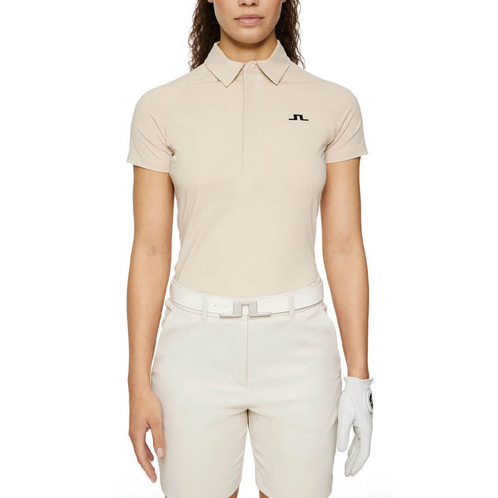 J.Lindeberg Bobi Tech Golf Polo Moonbeam - SS25 Women