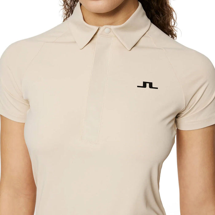 J.Lindeberg Bobi Tech Golf Polo Moonbeam - SS25 Women