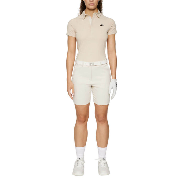 J.Lindeberg Bobi Tech Golf Polo Moonbeam - SS25 Women