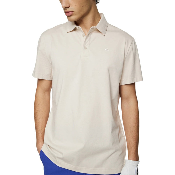 J.Lindeberg Bridger Golf Polo Moonbeam - SS25 Men