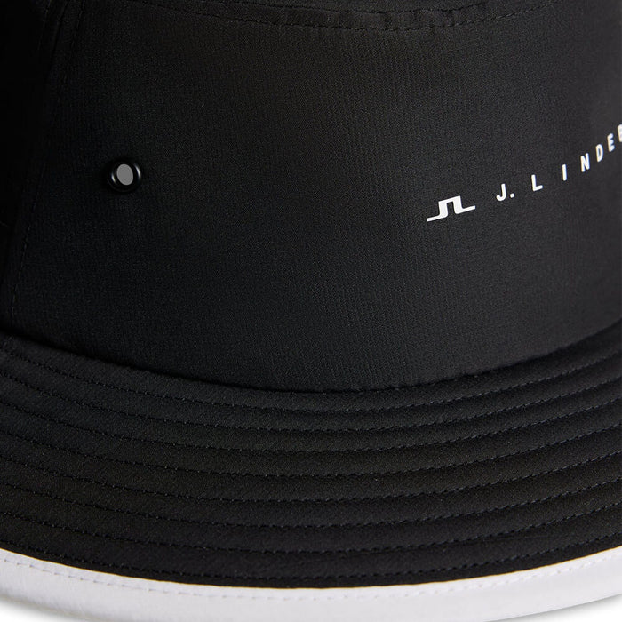 J.Lindeberg Danny Golf Bucket Hat Black - FW25 Men