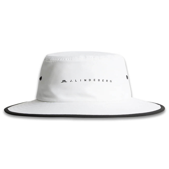 J.Lindeberg Danny Golf Bucket Hat White - FW25 Men