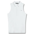J.Lindeberg Dena Sleeveless Golf Polo White - SS23 Women