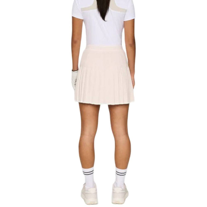 J.Lindeberg Eden Knitted Golf Skirt Grey Lilac - FW25 Women