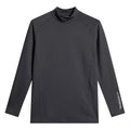 J.Lindeberg Ello Brushsed Top Golf Baselayer Asphalt - FW25 Men