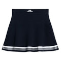 J.Lindeberg Frida Stripe Knitted FW Golf Skirt JL Navy - FW23 Women