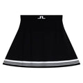 J.Lindeberg Frida Stripe Knitted Golf Skirt Black - 23 Women