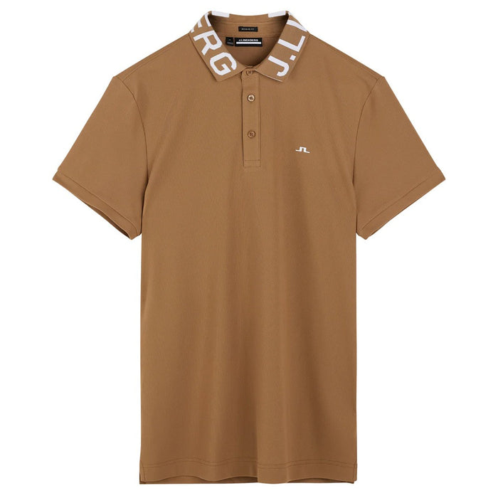 J.Lindeberg Gus Regular Golf Polo Tiger Brown - 23 Men