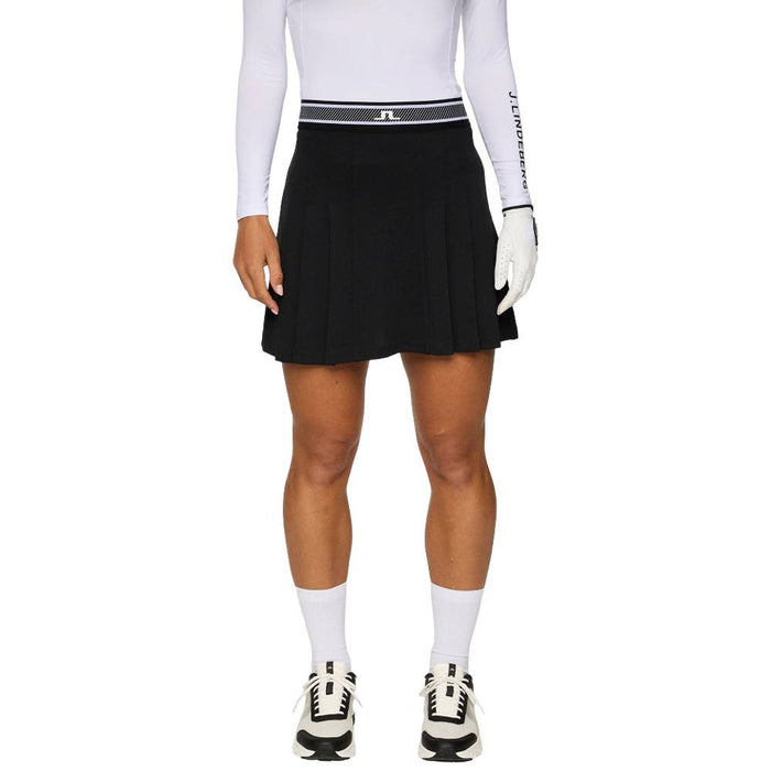 J.Lindeberg Harlow Golf Skirt Black - FW25 Women