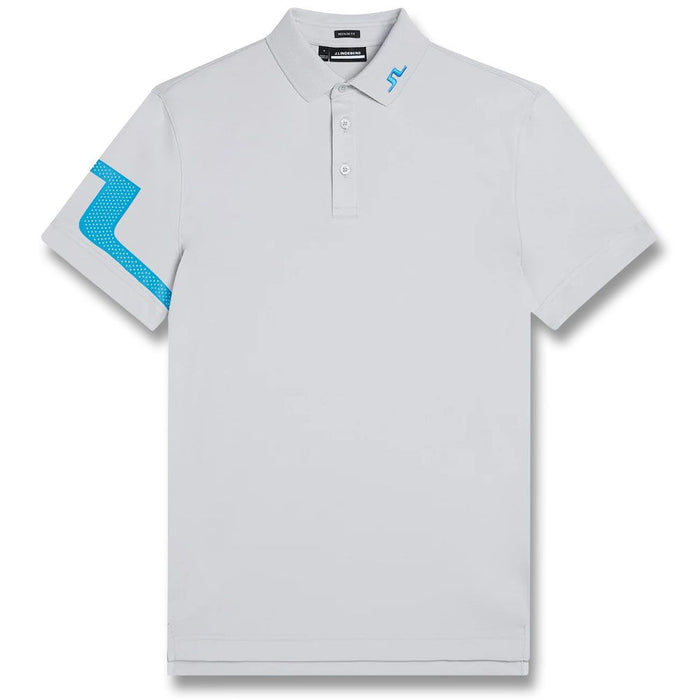 J.Lindeberg Heath Golf Polo Light Gray Melange - 23 Men