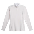 J.Lindeberg Hertta Longsleeve Golf Polo Grey Lilac - FW25 Women