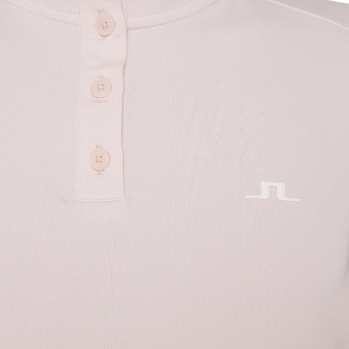 J.Lindeberg Hertta Longsleeve Golf Polo Grey Lilac - FW25 Women