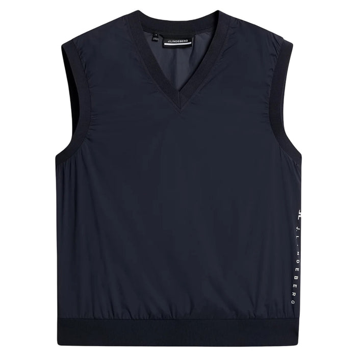 J.Lindeberg Hybrid Windbreaker Golf Vest JL Navy - SS25 Men