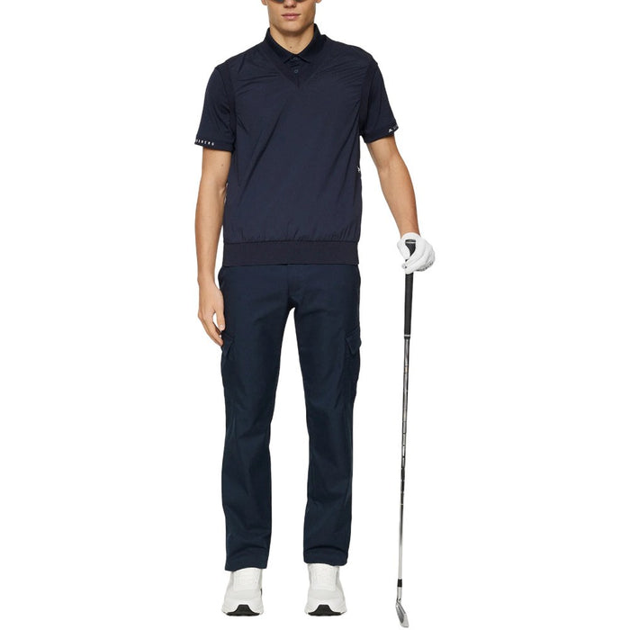 J.Lindeberg Hybrid Windbreaker Golf Vest JL Navy - SS25 Men