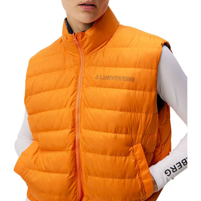 J.Lindeberg Isla Reversible Golf Vest Estate Blue - FW23 Women