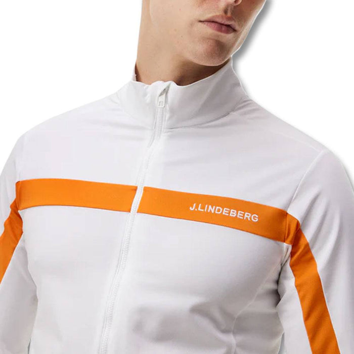J.Lindeberg Jarvis Mid Layer Golf Jacket White - 23 Men