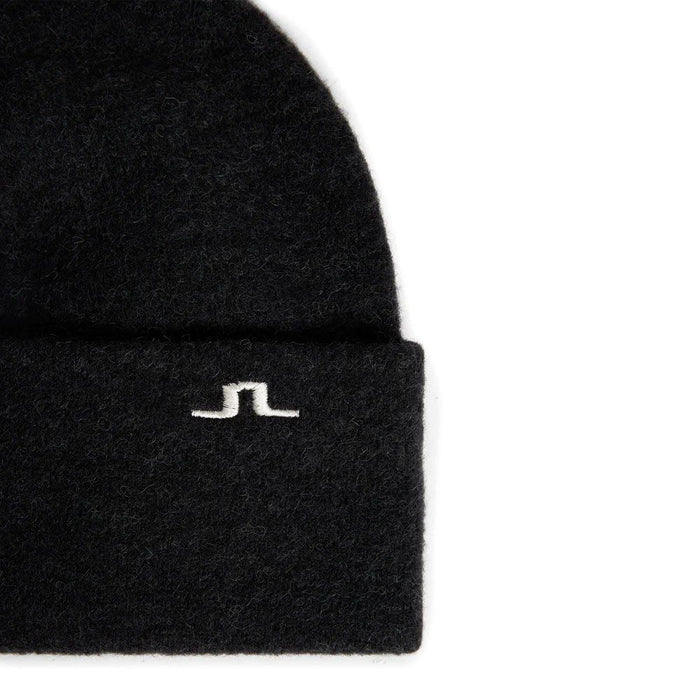 J.Lindeberg Kadie Alpaca Mix Golf Beanie Black - FW23