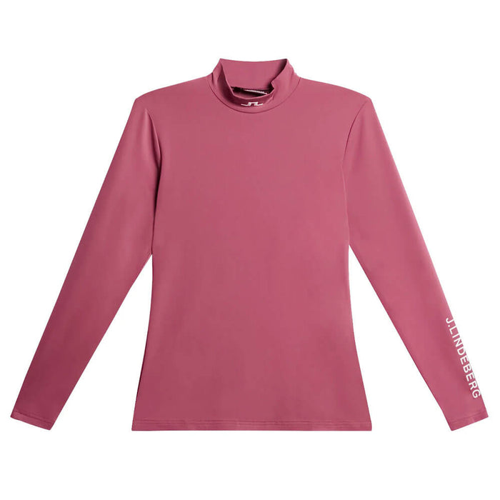 J.Lindeberg Kate Compression Golf Top Rose Wine - SH25 Women