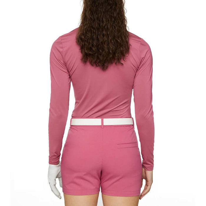 J.Lindeberg Kate Compression Golf Top Rose Wine - SH25 Women