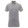 J.Lindeberg KV Regular Fit Golf Polo Gray Melange - FW23