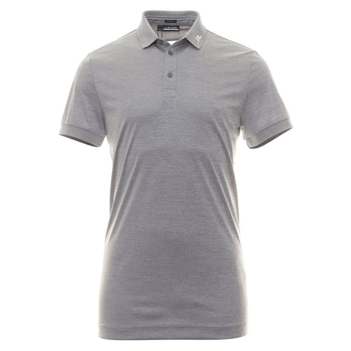 J.Lindeberg KV Regular Fit Golf Polo Gray Melange - FW23