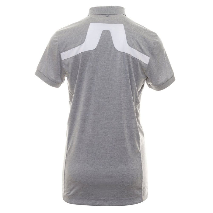 J.Lindeberg KV Regular Fit Golf Polo Gray Melange - FW23
