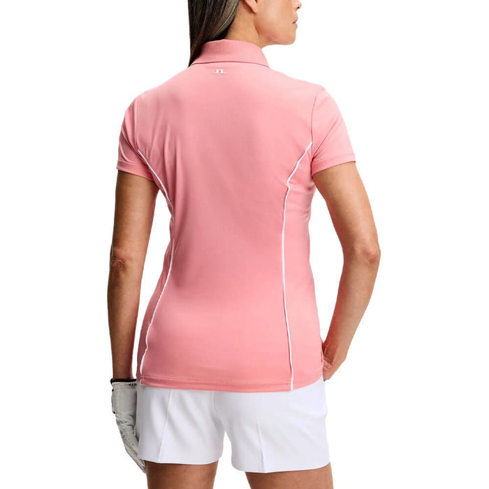 J.Lindeberg Leyla Golf Polo Flamingo Plume - SS26 Women