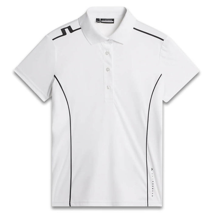 J.Lindeberg Leyla Golf Polo White - SS25 Women