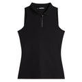 J.Lindeberg Leylo Sleeveless Golf Polo Black - SH25 Women