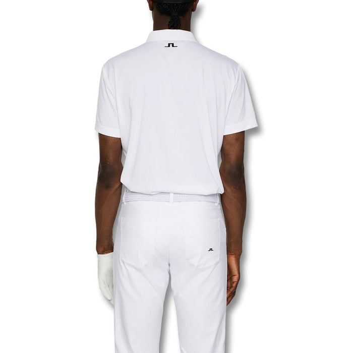 J.Lindeberg Lionel Golf Polo White - FW25 Men