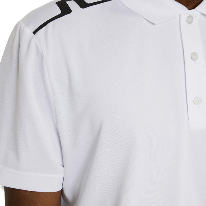 J.Lindeberg Lionel Golf Polo White - FW25 Men
